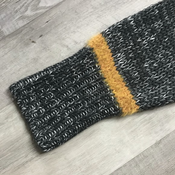 NWT Caslon V-Neck Mixed Texture Grey/Dusty Rose/Mustard/Cream 2XL - Picture 5 of 9